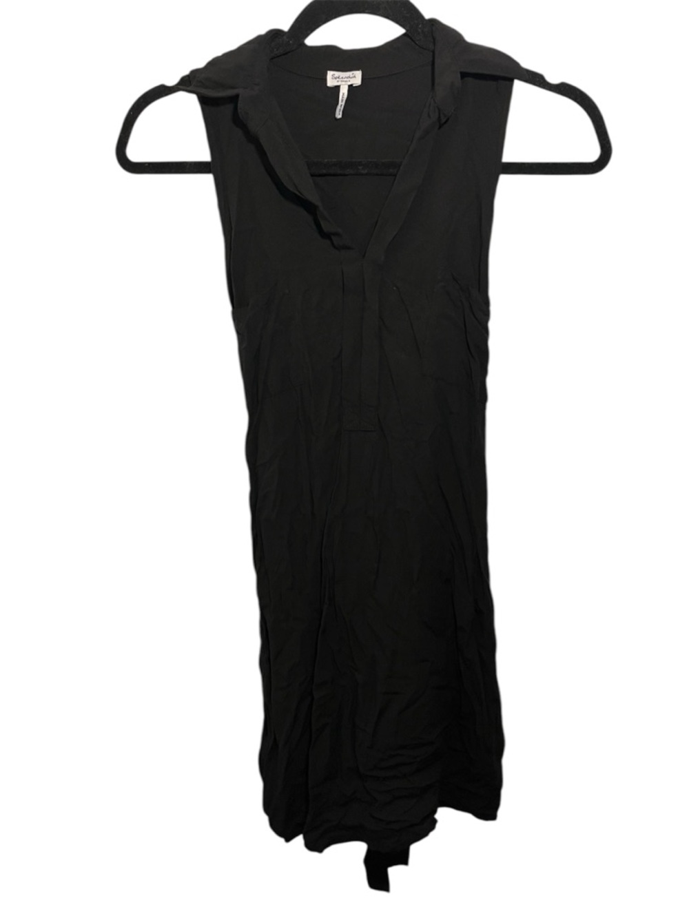 Splendid Sleeveless Black Collar Dress